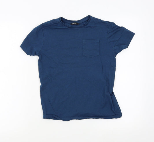 George Boys Blue   Basic T-Shirt Size 10-11 Years