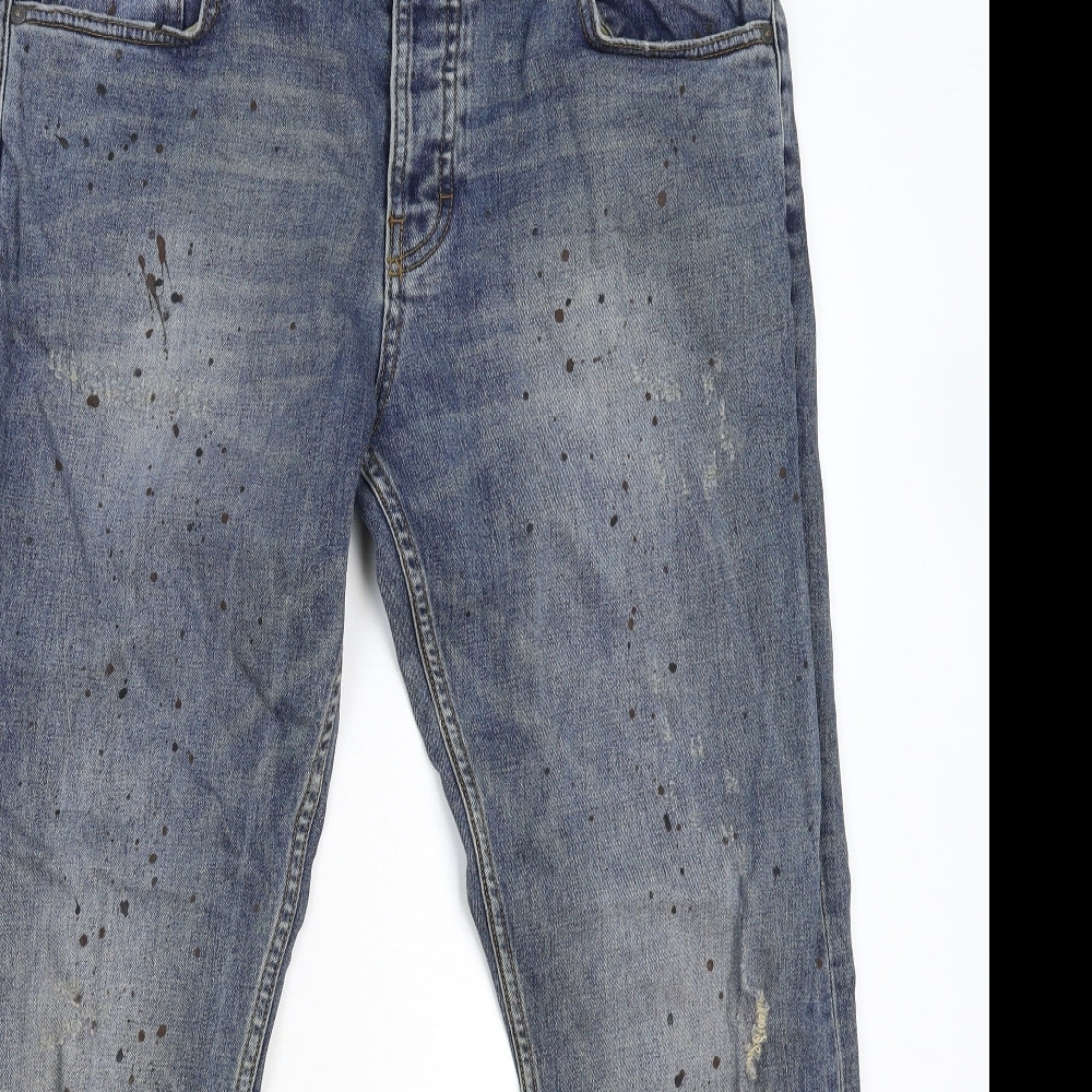 NEXT Mens Blue  Denim Straight Jeans Size 34 L28 in