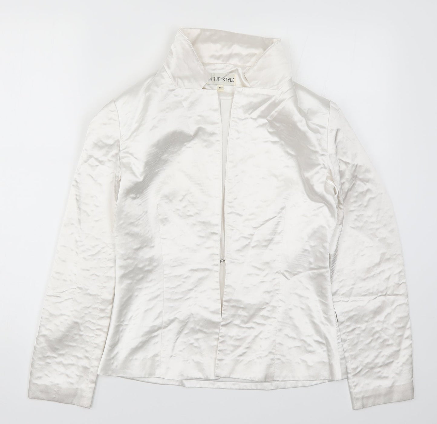 In the Style Womens White   Jacket  Size 6