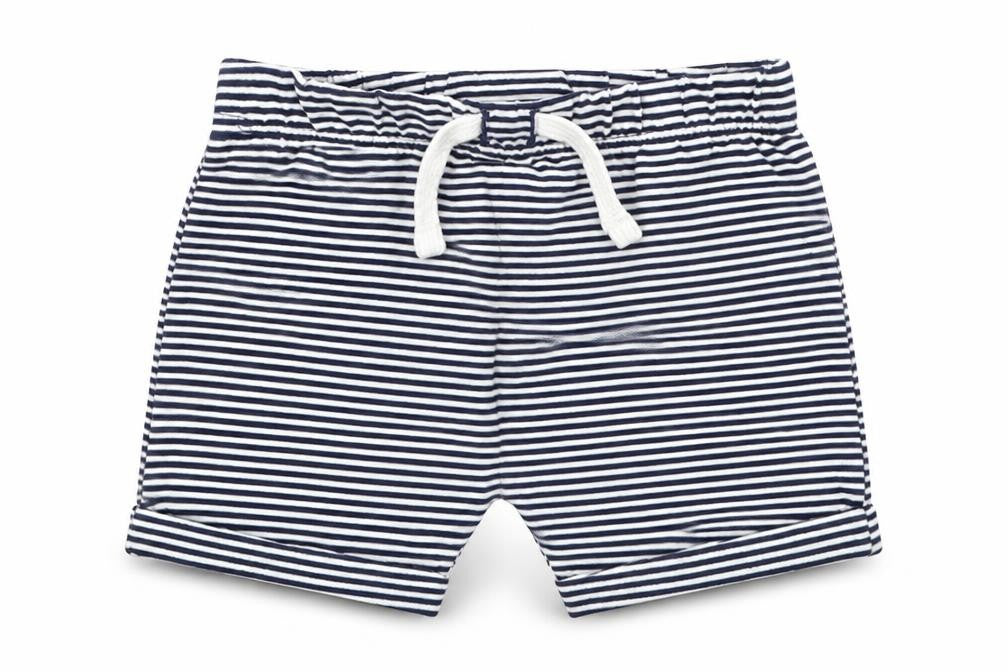 TU Baby Blue Striped  Cropped Trousers Size 3-6 Months