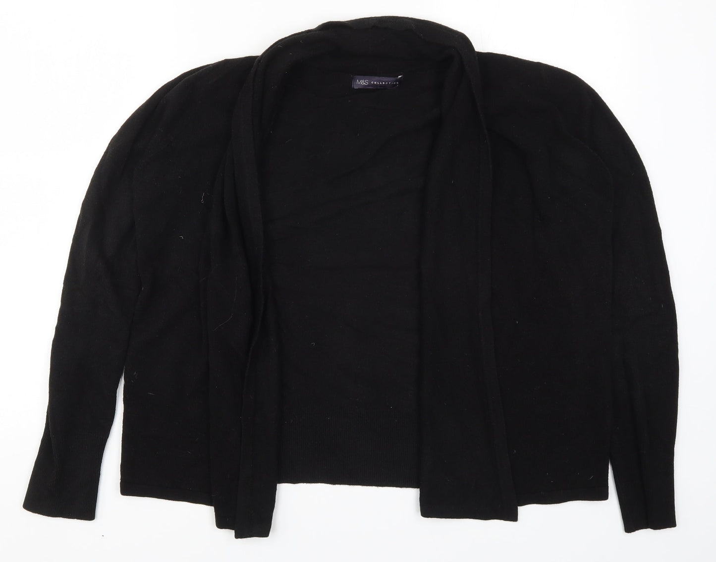 Marks and Spencer Womens Black  Knit Cardigan Jumper Size M