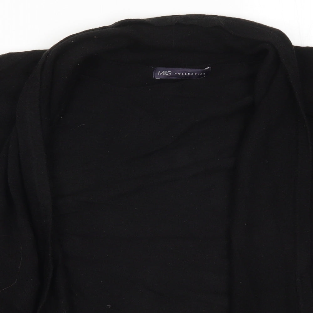 Marks and Spencer Womens Black  Knit Cardigan Jumper Size M