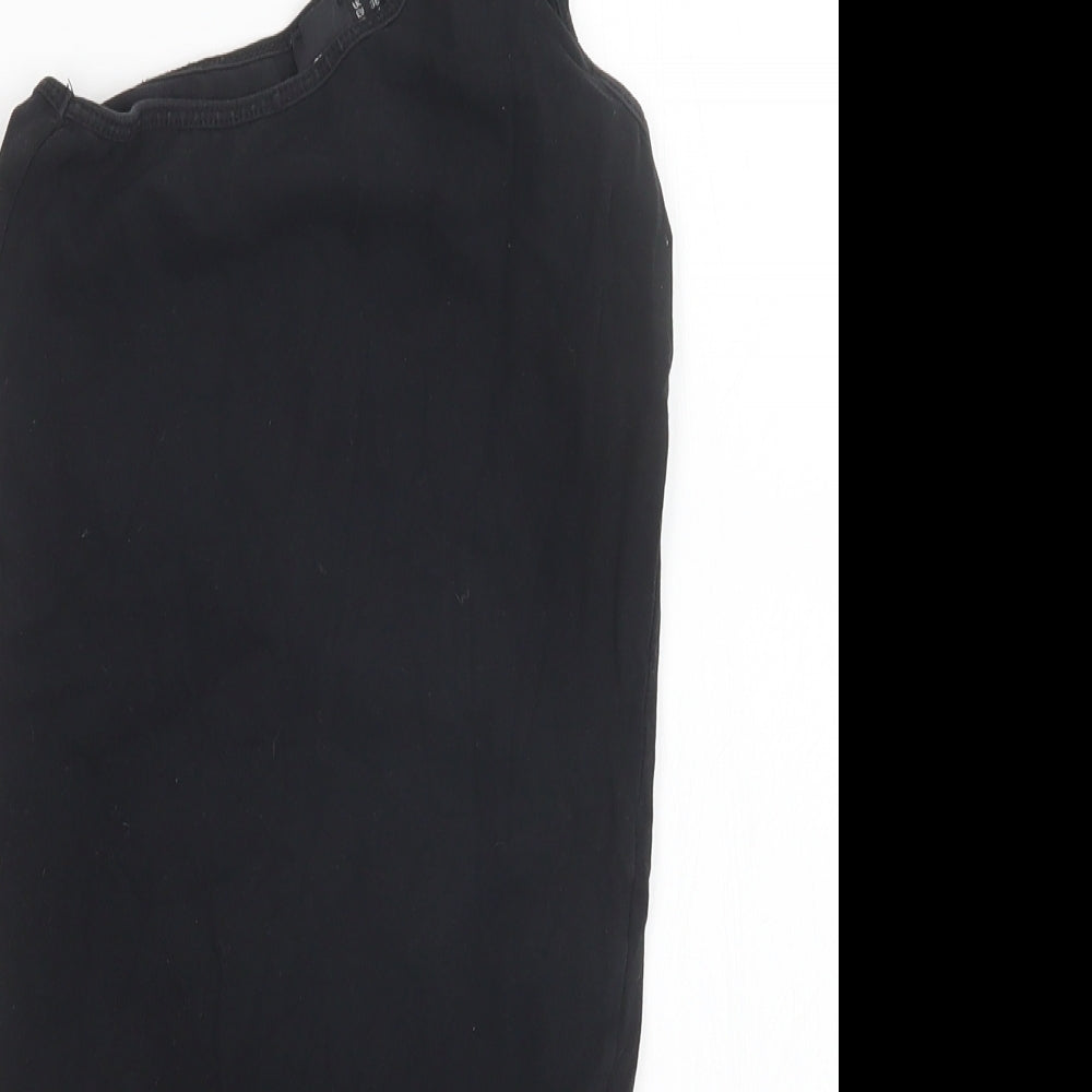 ASOS Womens Black   Bodysuit One-Piece Size 8