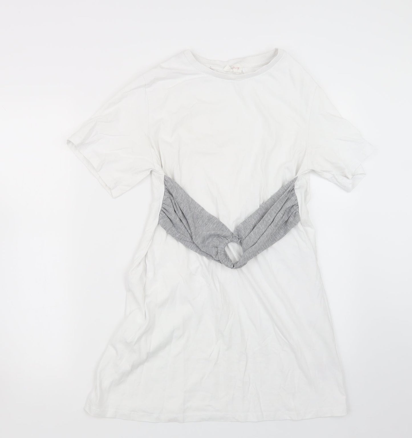 Urban Bliss Womens White   Basic T-Shirt Size 14