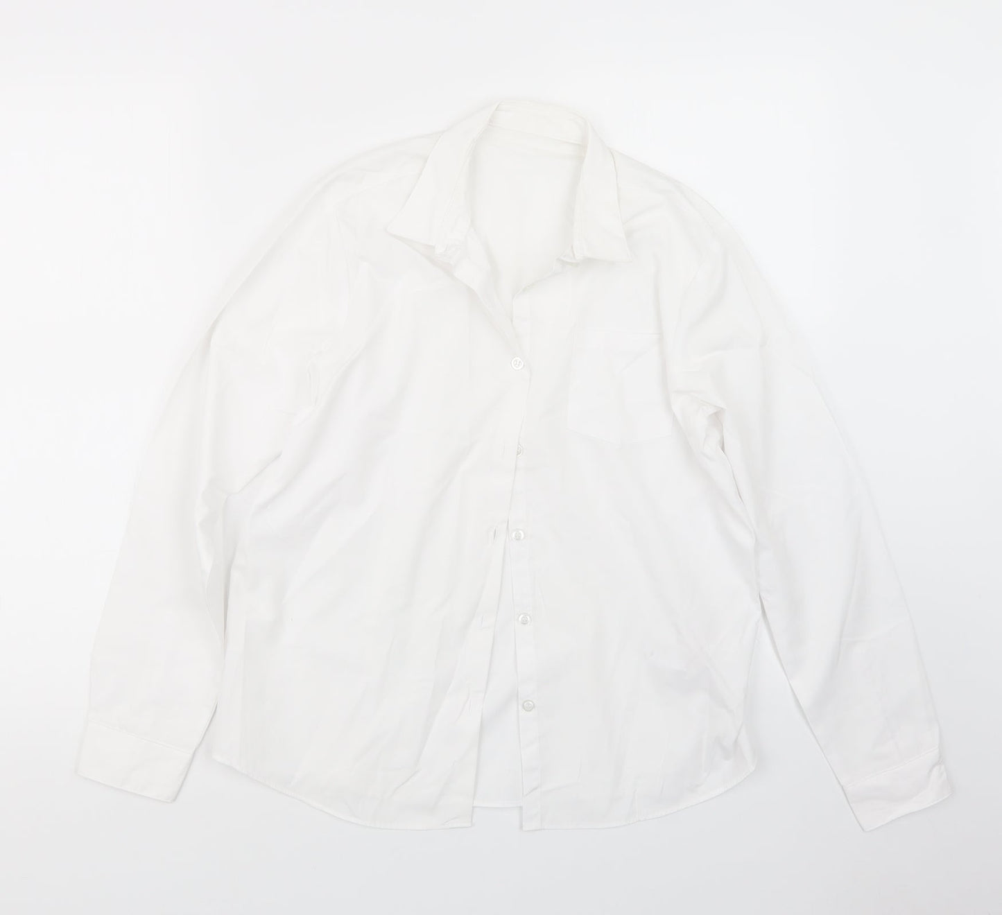 George Boys White   Basic Button-Up Size 13-14 Years