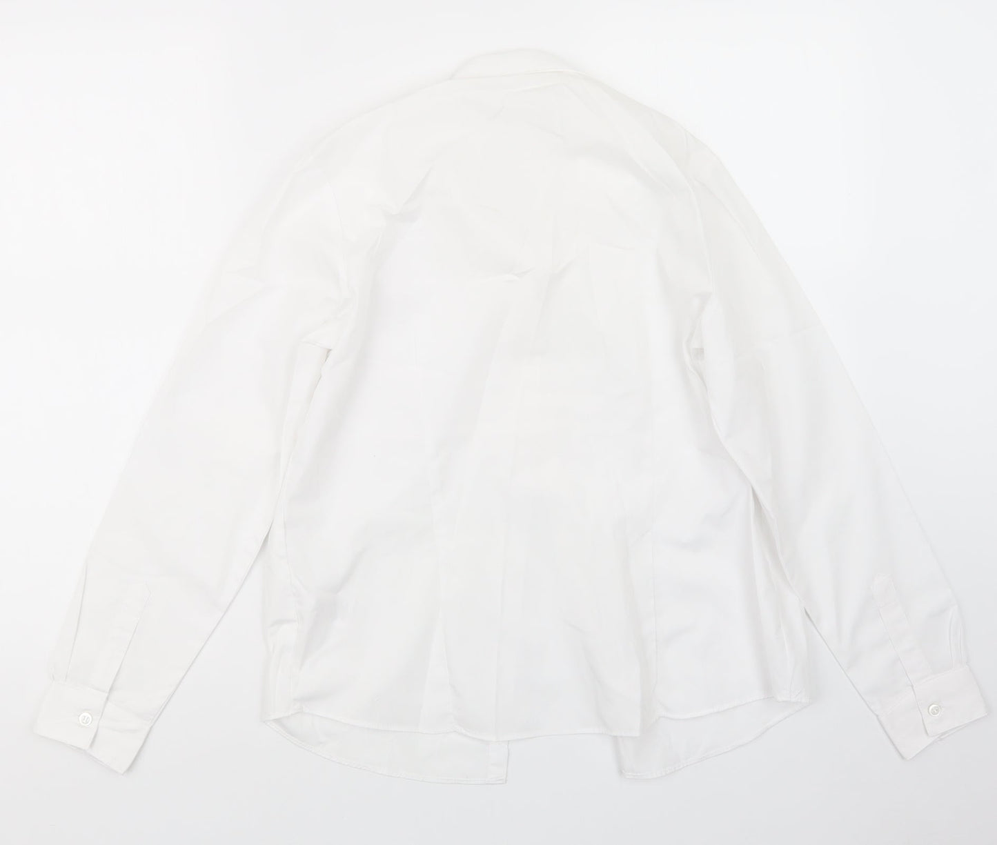 George Boys White   Basic Button-Up Size 13-14 Years