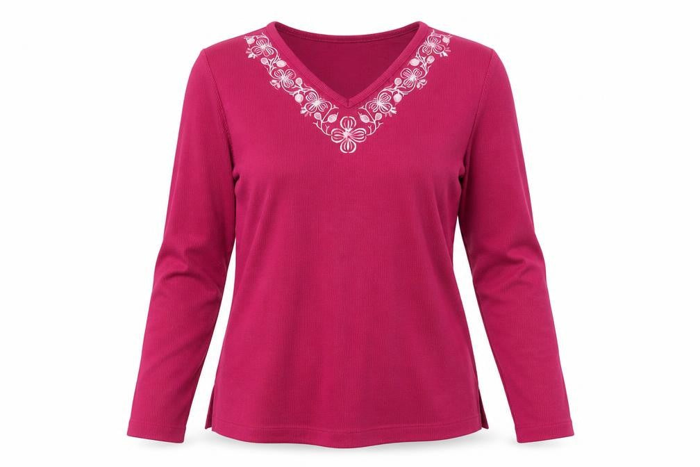 Bonmarché Womens Pink Knit Pullover Jumper Size S