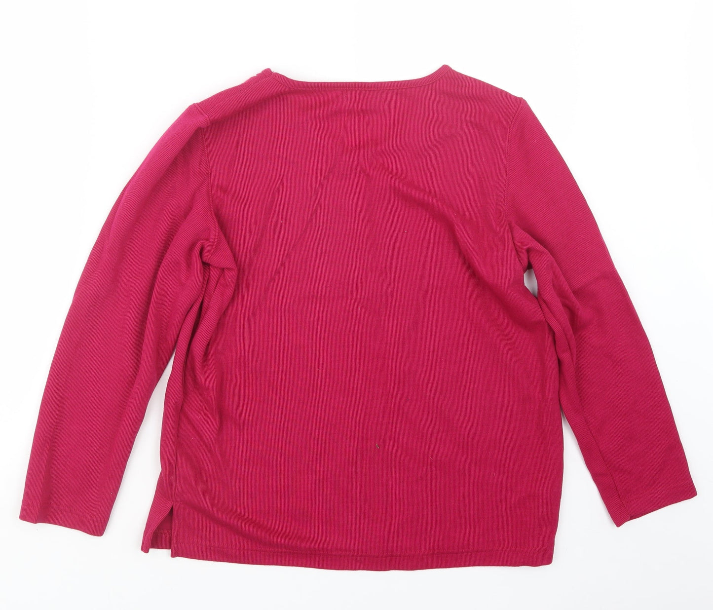 BM Womens Pink  Knit Pullover Jumper Size S