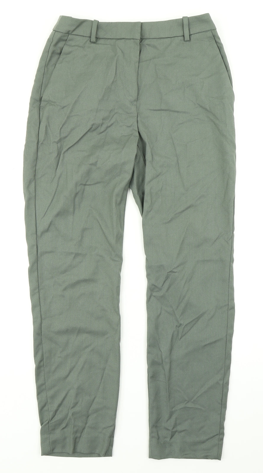 H&M Womens Green   Dress Pants Trousers Size 6 L25 in