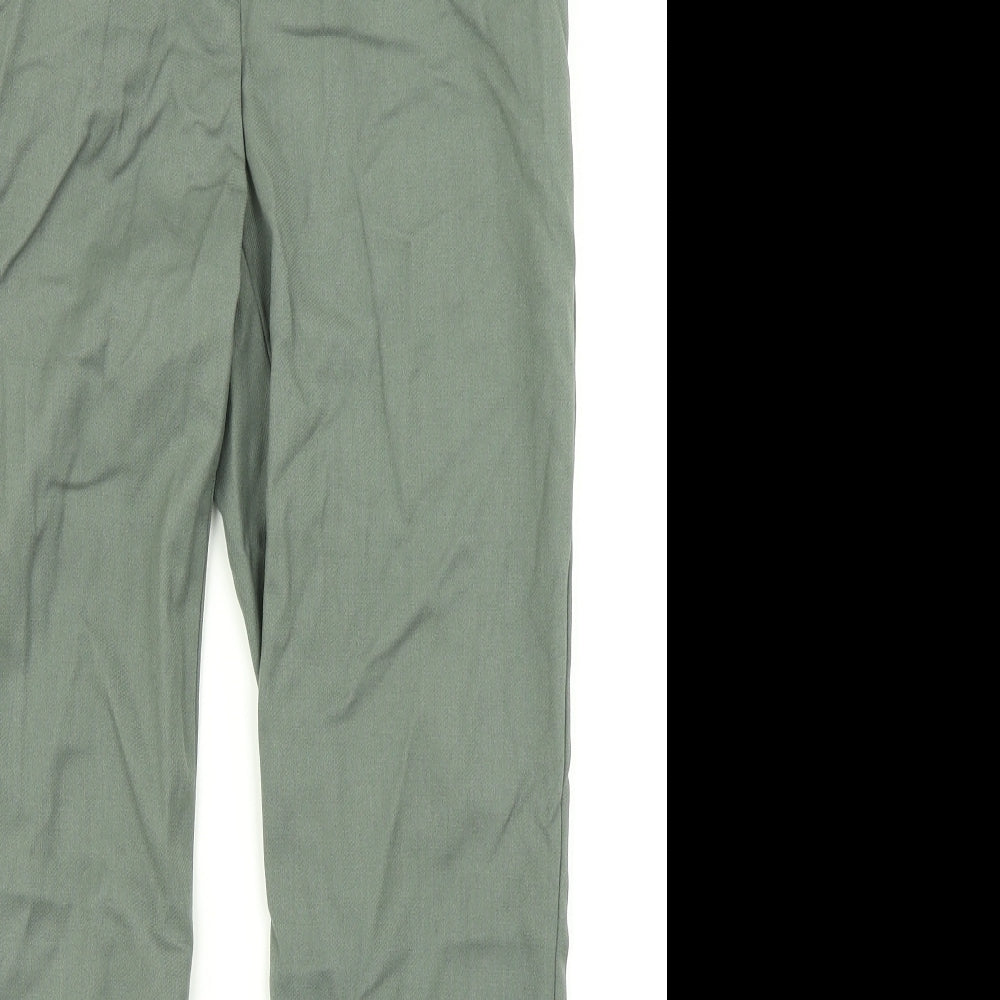 H&M Womens Green   Dress Pants Trousers Size 6 L25 in