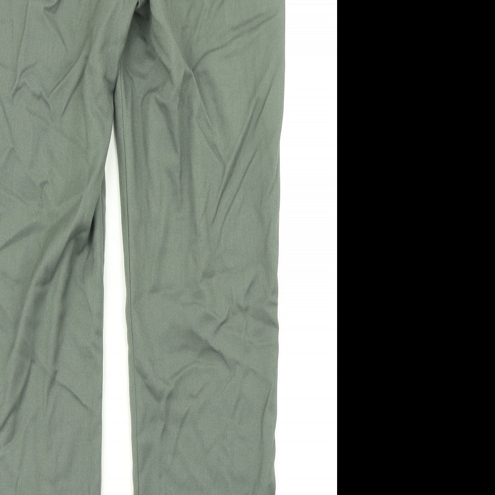 H&M Womens Green   Dress Pants Trousers Size 6 L25 in
