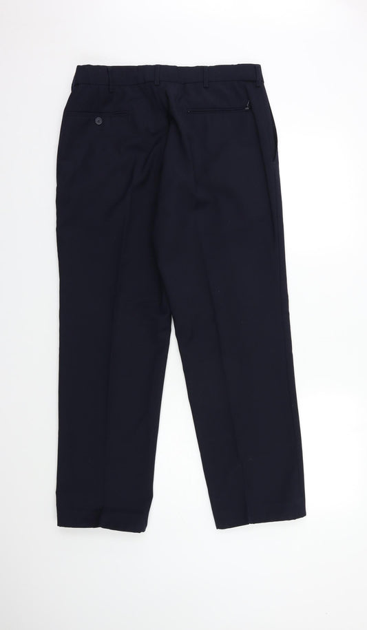 Classic Mens Blue   Trousers  Size 34 in L30 in
