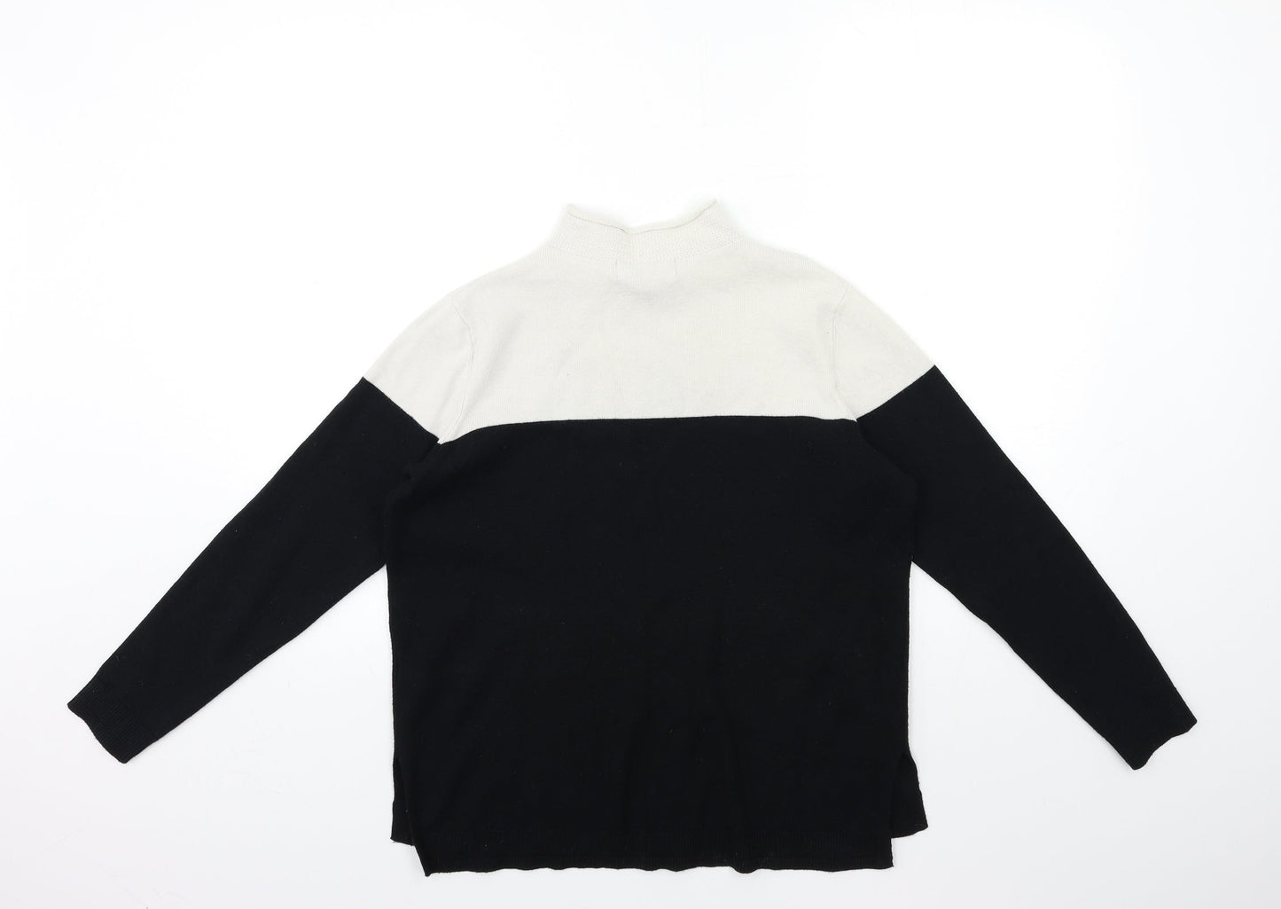 Marks and Spencer Womens Black  Knit Pullover Jumper Size 12