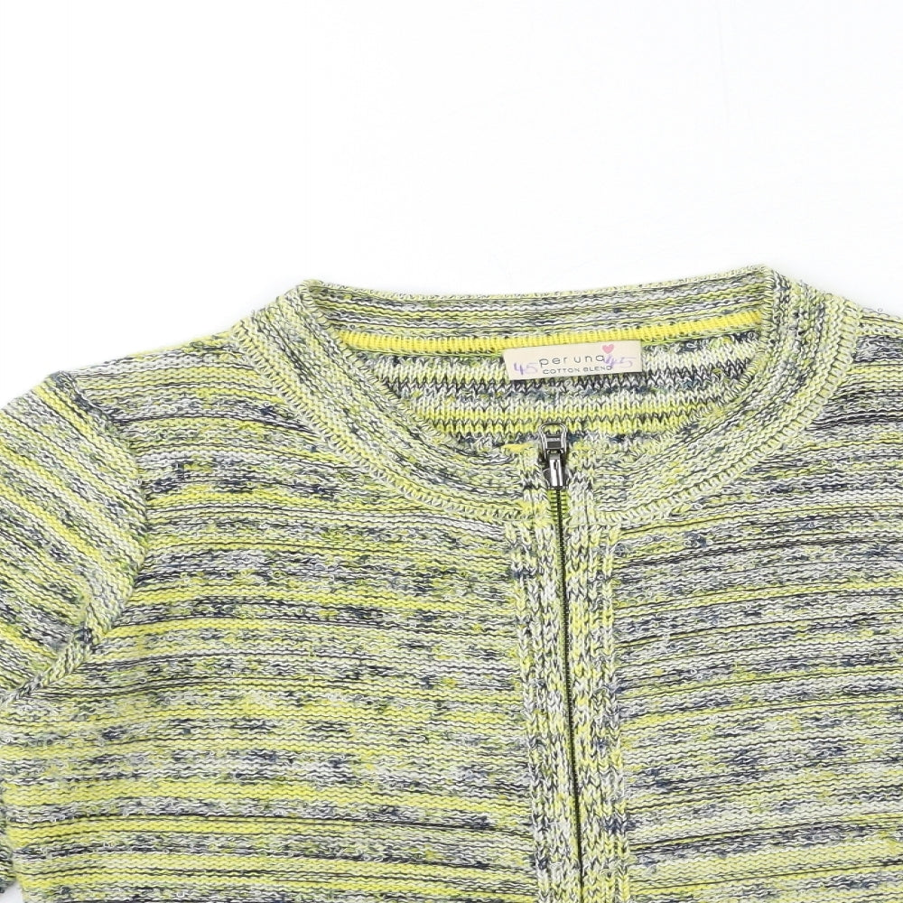 Marks and Spencer Womens Yellow  Knit Cardigan Jumper Size 12