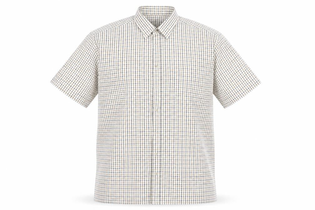 jolliman Mens Multicoloured Check   Button-Up Size XL