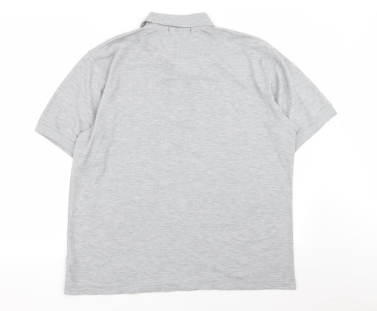 st bernard Mens Grey    Polo Size L