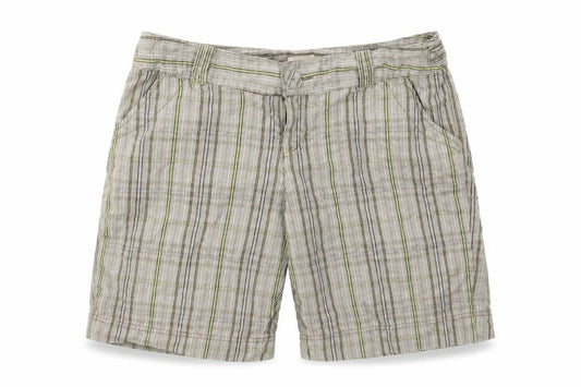 Mossimo Womens Brown Check  Cut-Off Shorts Size 32 in