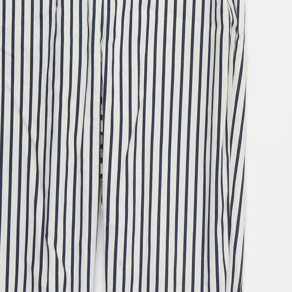 H&M Womens Multicoloured Striped  Trousers  Size 6 L26 in