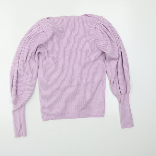 Warehouse Womens Purple   Basic T-Shirt Size M