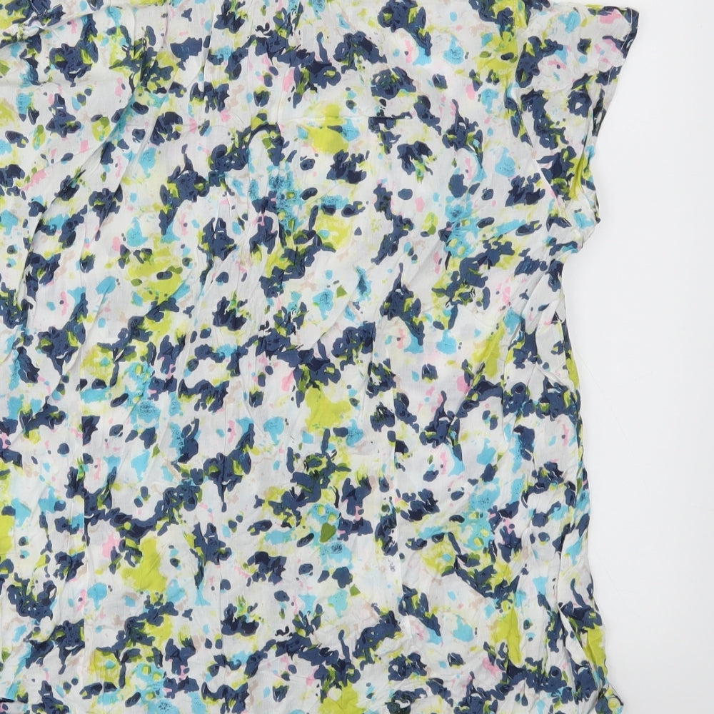 EAST  Womens Multicoloured Floral  Basic T-Shirt Size 14