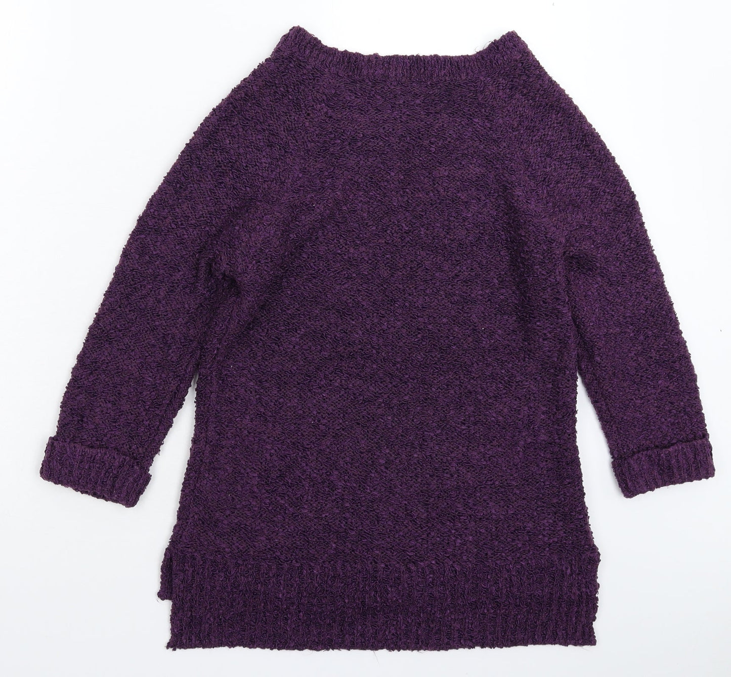 F&F Womens Purple  Knit Pullover Jumper Size 12