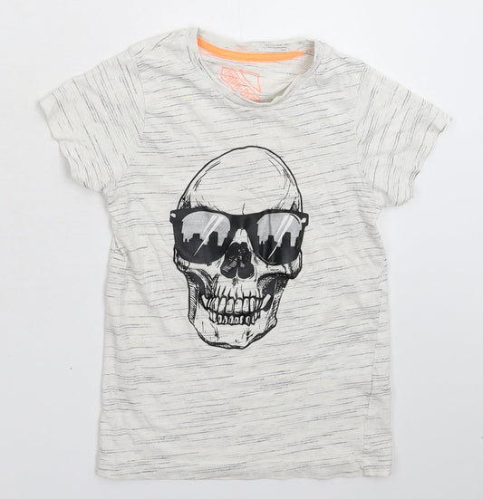 Matalan Boys Grey   Basic T-Shirt Size 6 Years
