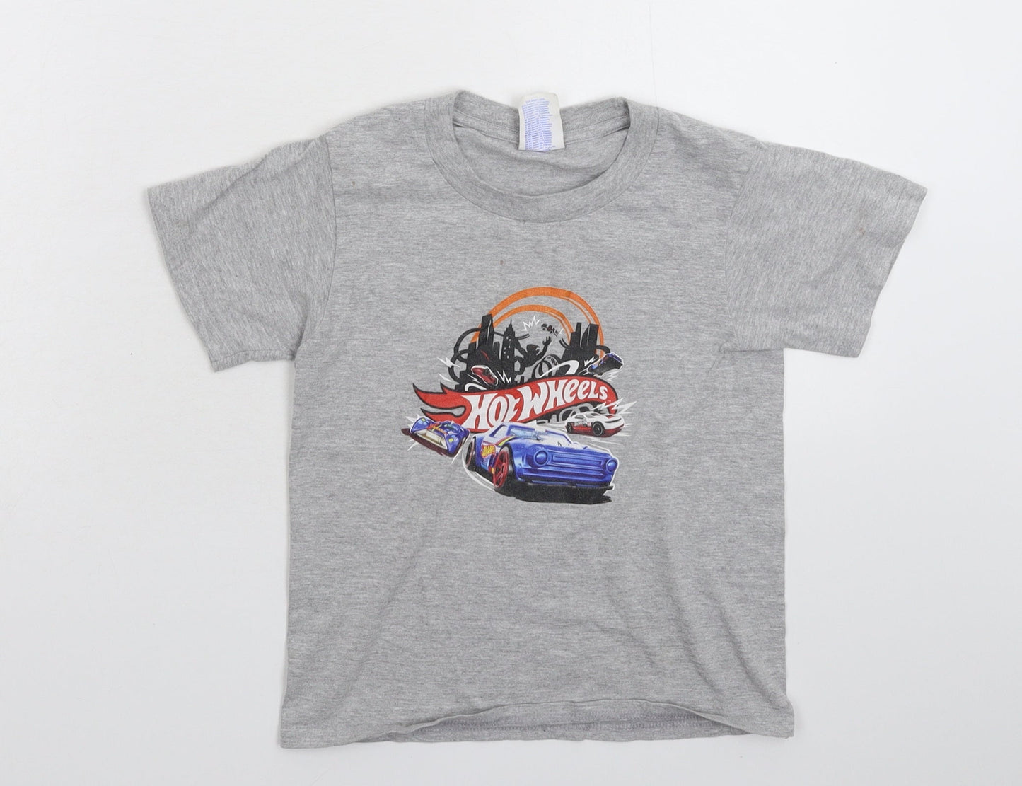 Gildan Boys Grey   Basic T-Shirt Size 5-6 Years