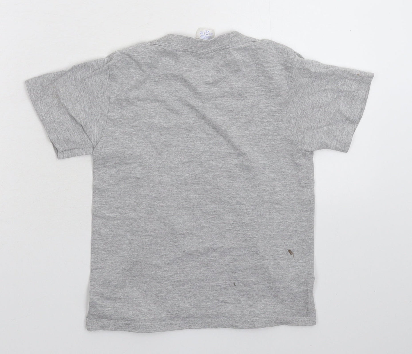 Gildan Boys Grey   Basic T-Shirt Size 5-6 Years