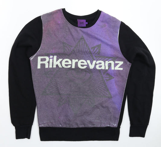 Rikerevanz Mens Multicoloured   Pullover Sweatshirt Size S
