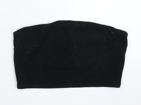 New Look Womens Black   Cropped Tank Size 10