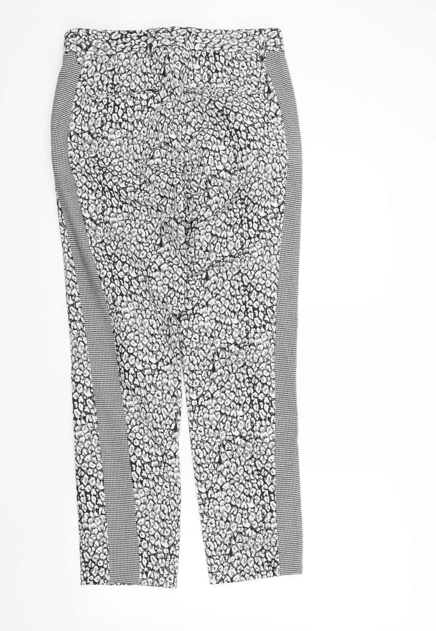 Preworn Womens Grey Geometric  Trousers  Size 30 in L29 in