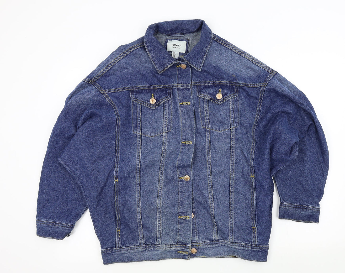 FOREVER 21 Womens Blue   Jacket  Size M
