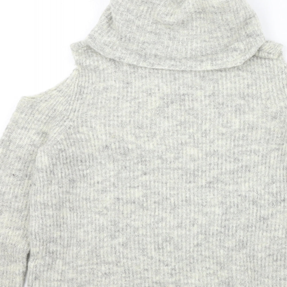 New Look Womens Grey   Pullover Jumper Size S