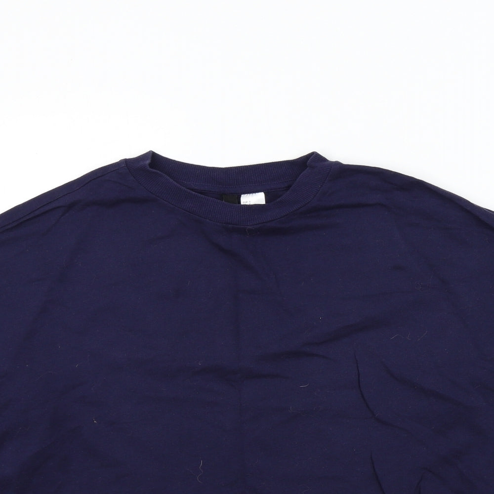 H&M Womens Blue   Pullover Jumper Size S