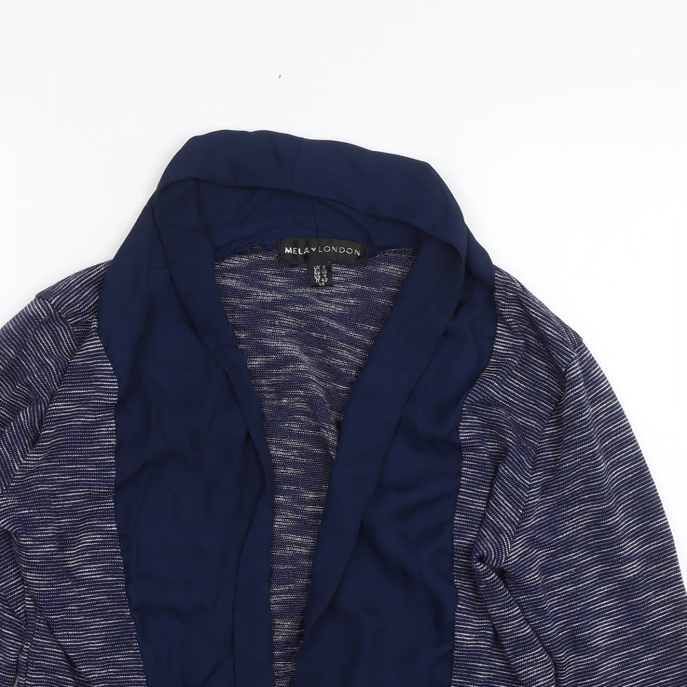 Mela London Womens Blue   Cardigan Jumper Size 8