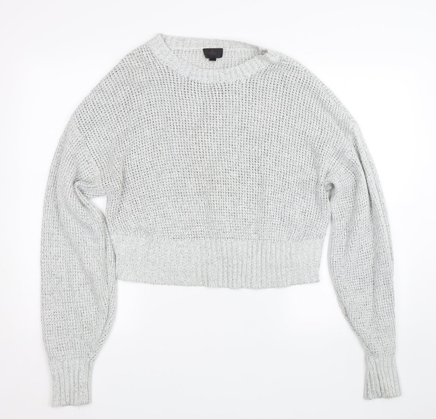 Topshop Womens Grey   Pullover Jumper Size S