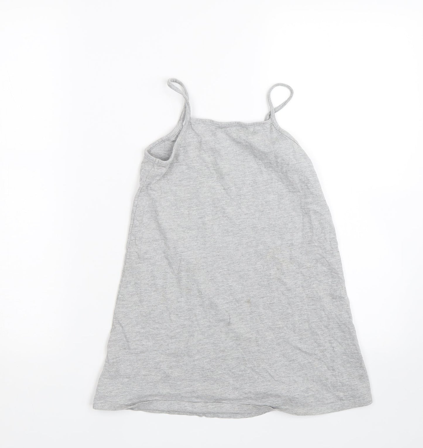 Matalan Girls Grey   Basic Tank Size 7 Years
