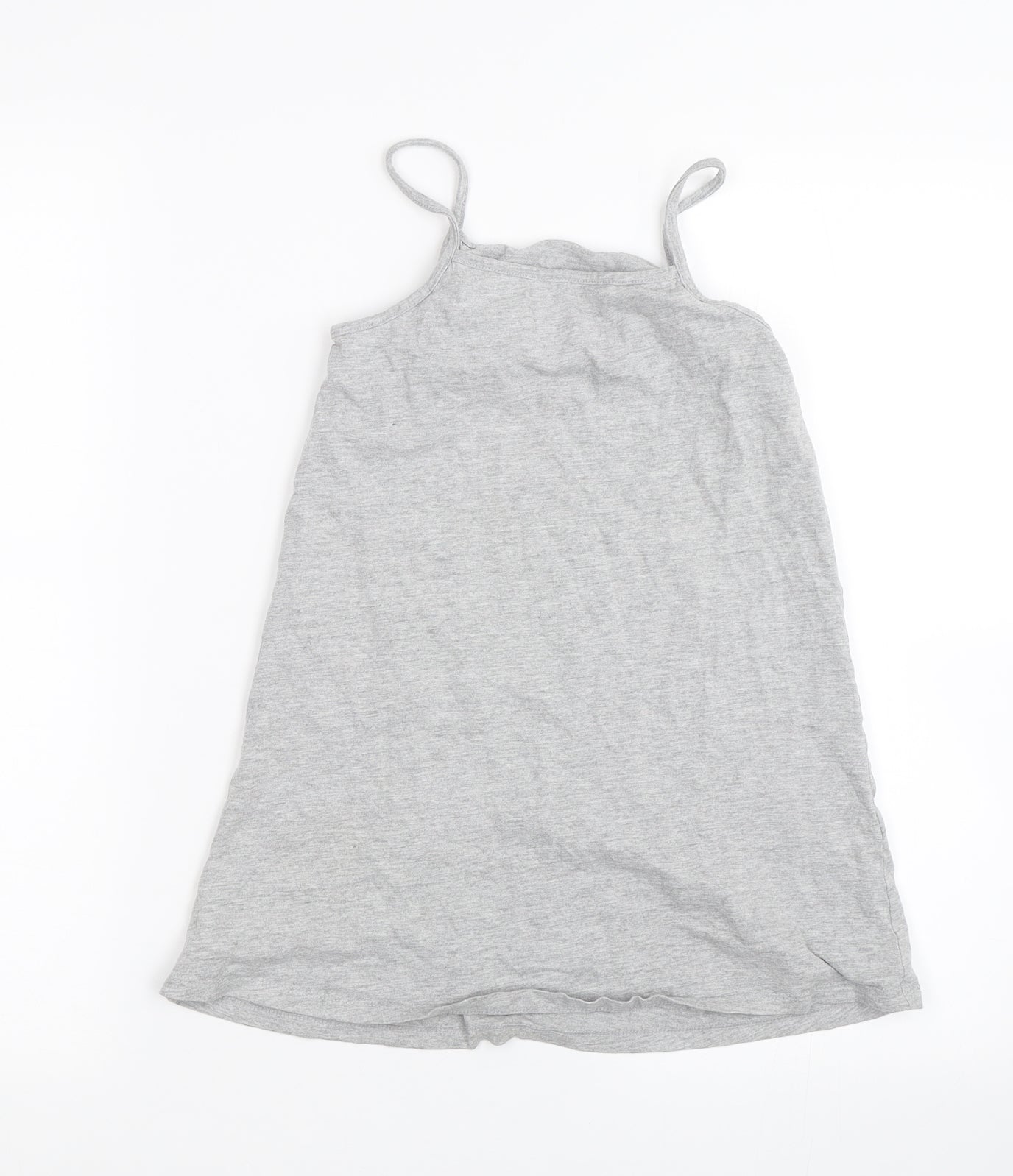 Matalan Girls Grey   Basic Tank Size 7 Years