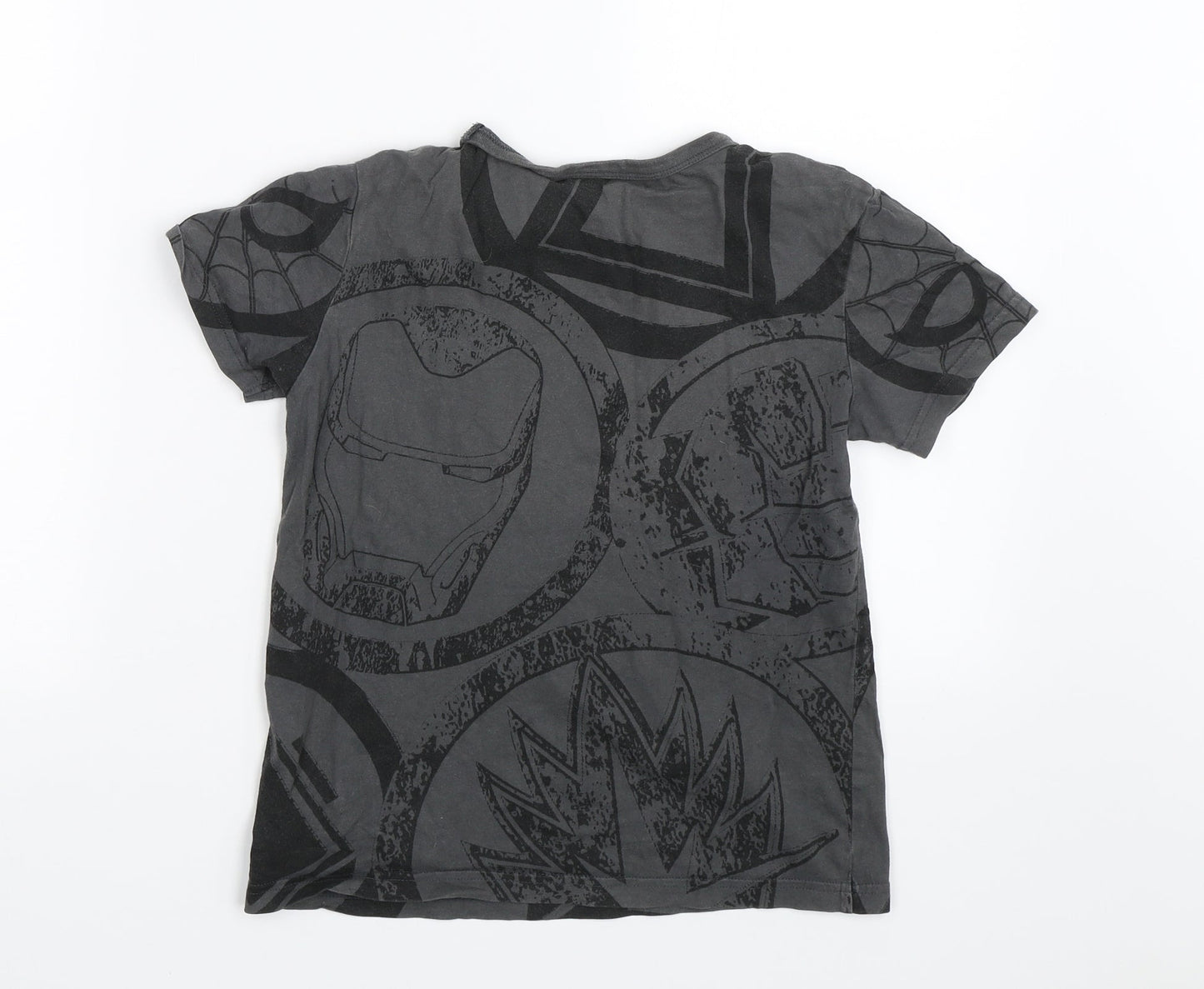 NEXT Boys Grey   Basic T-Shirt Size 8 Years  - Avengers Infinity War