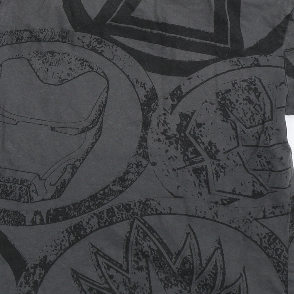 NEXT Boys Grey   Basic T-Shirt Size 8 Years  - Avengers Infinity War