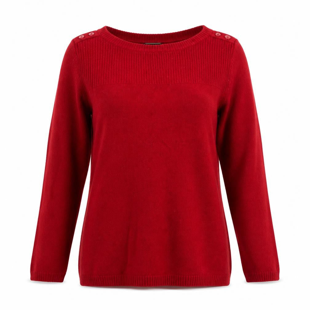 Original Womens Red   Pullover Jumper Size 12