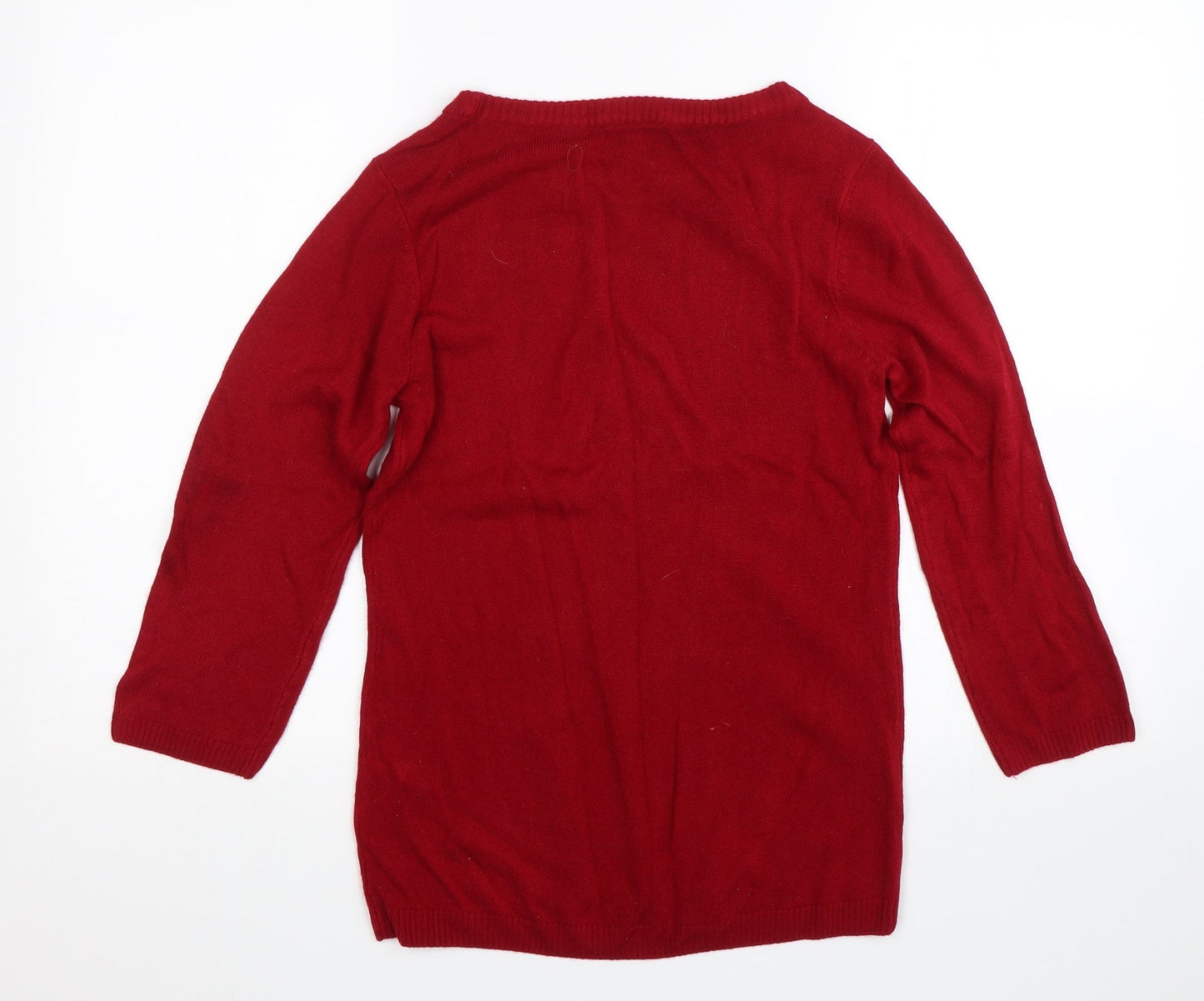 Original Womens Red   Pullover Jumper Size 12