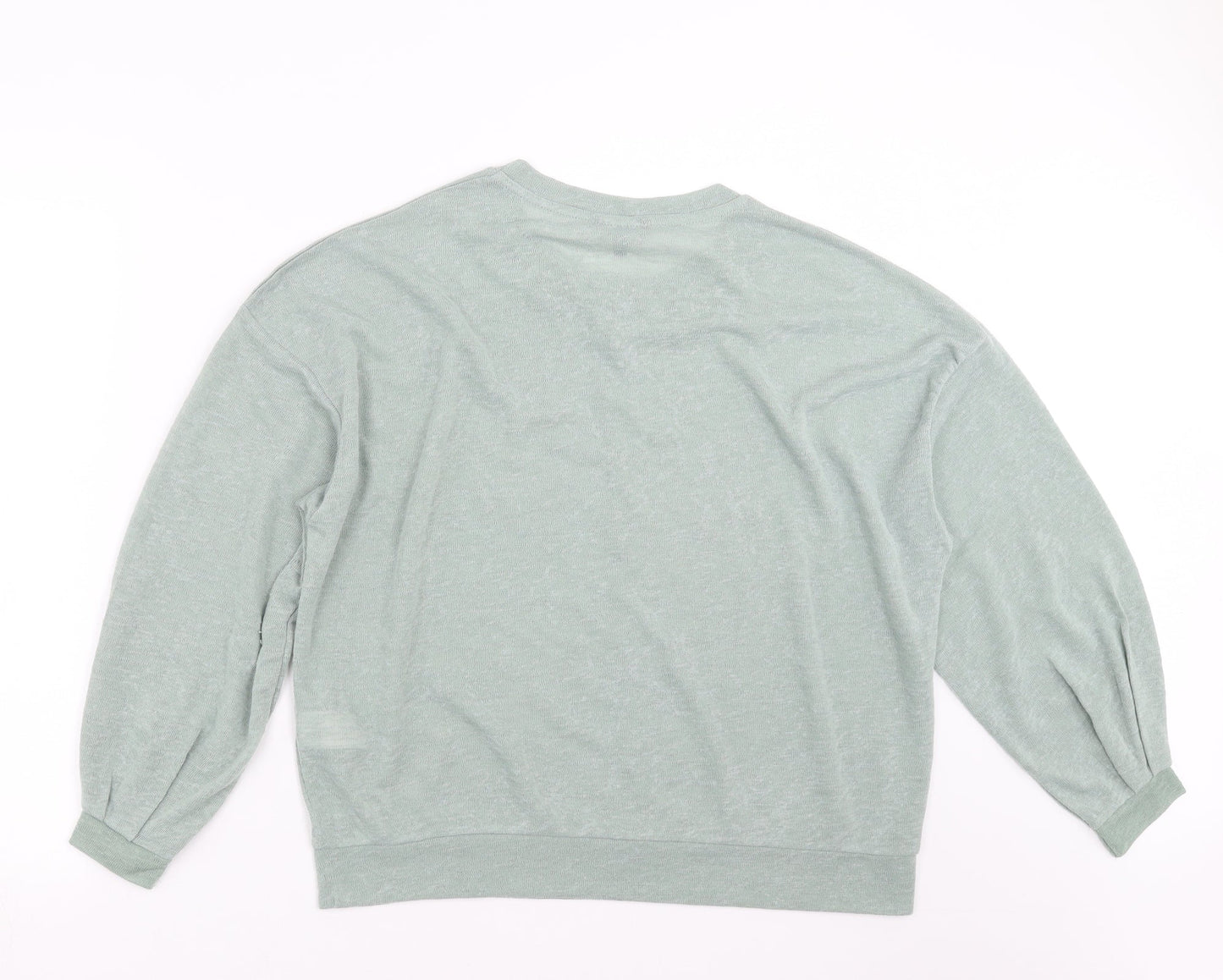 Peacocks Womens Green  Knit Pullover Jumper Size 14