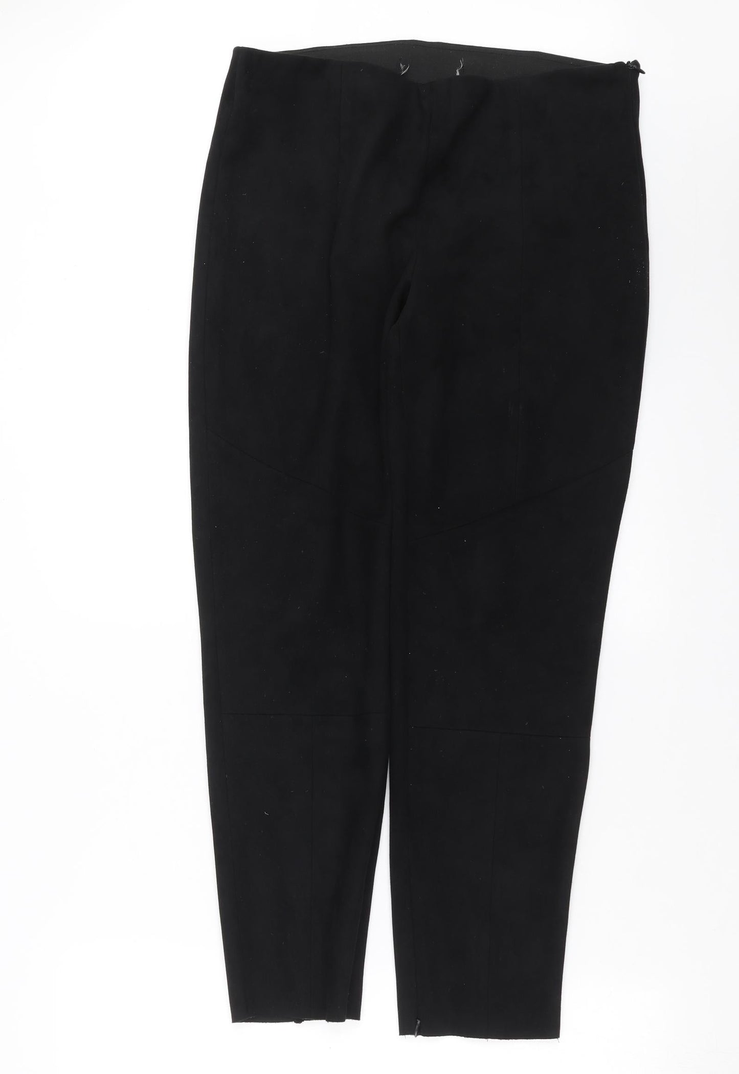 Preworn Womens Black   Trousers  Size 32 in L28 in