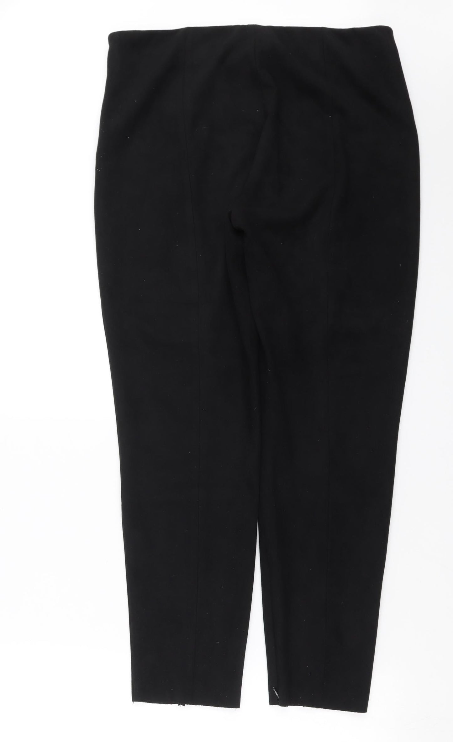 Preworn Womens Black   Trousers  Size 32 in L28 in