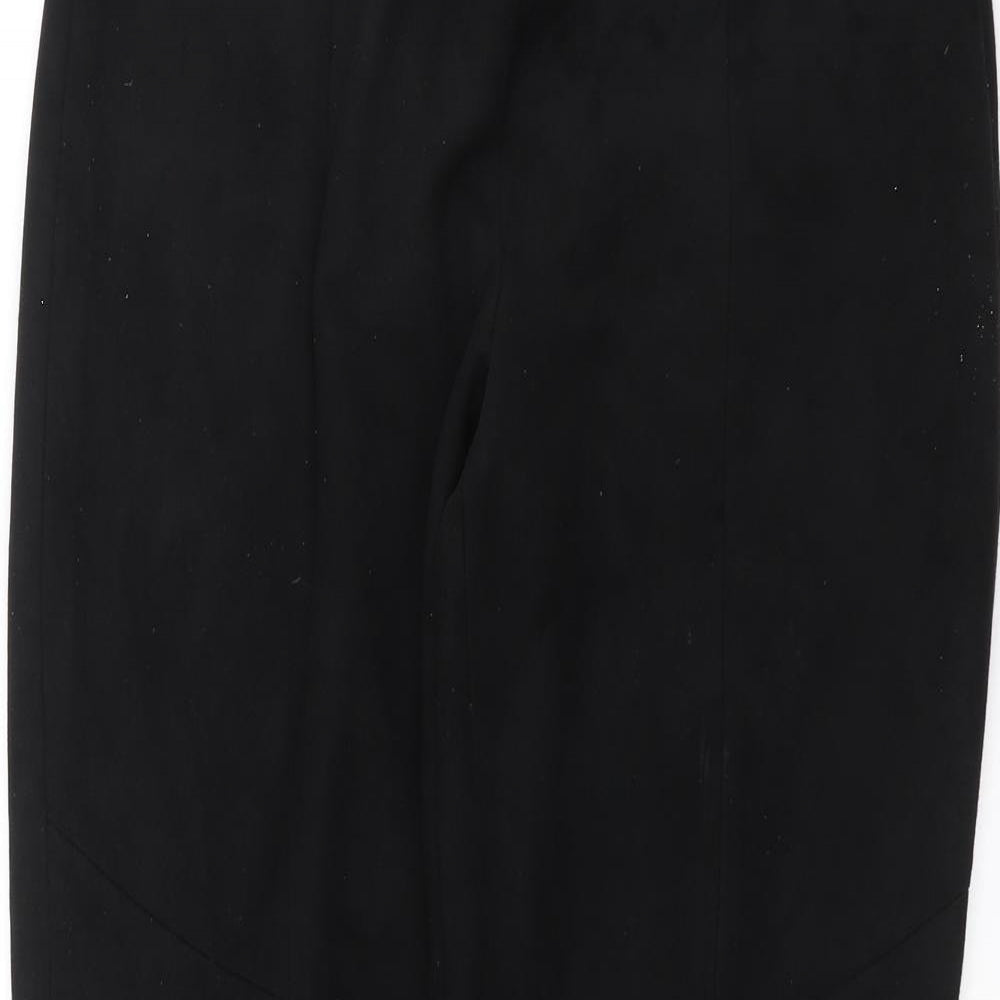 Preworn Womens Black   Trousers  Size 32 in L28 in