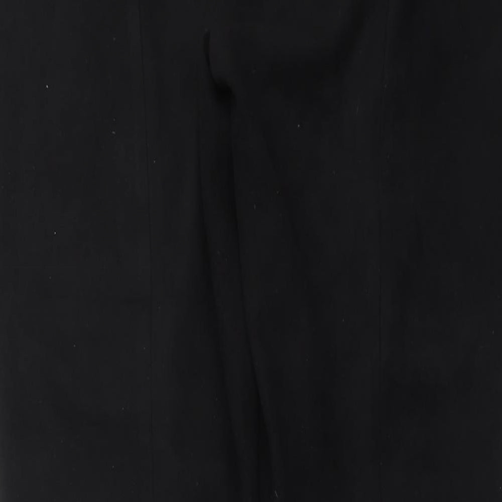 Preworn Womens Black   Trousers  Size 32 in L28 in