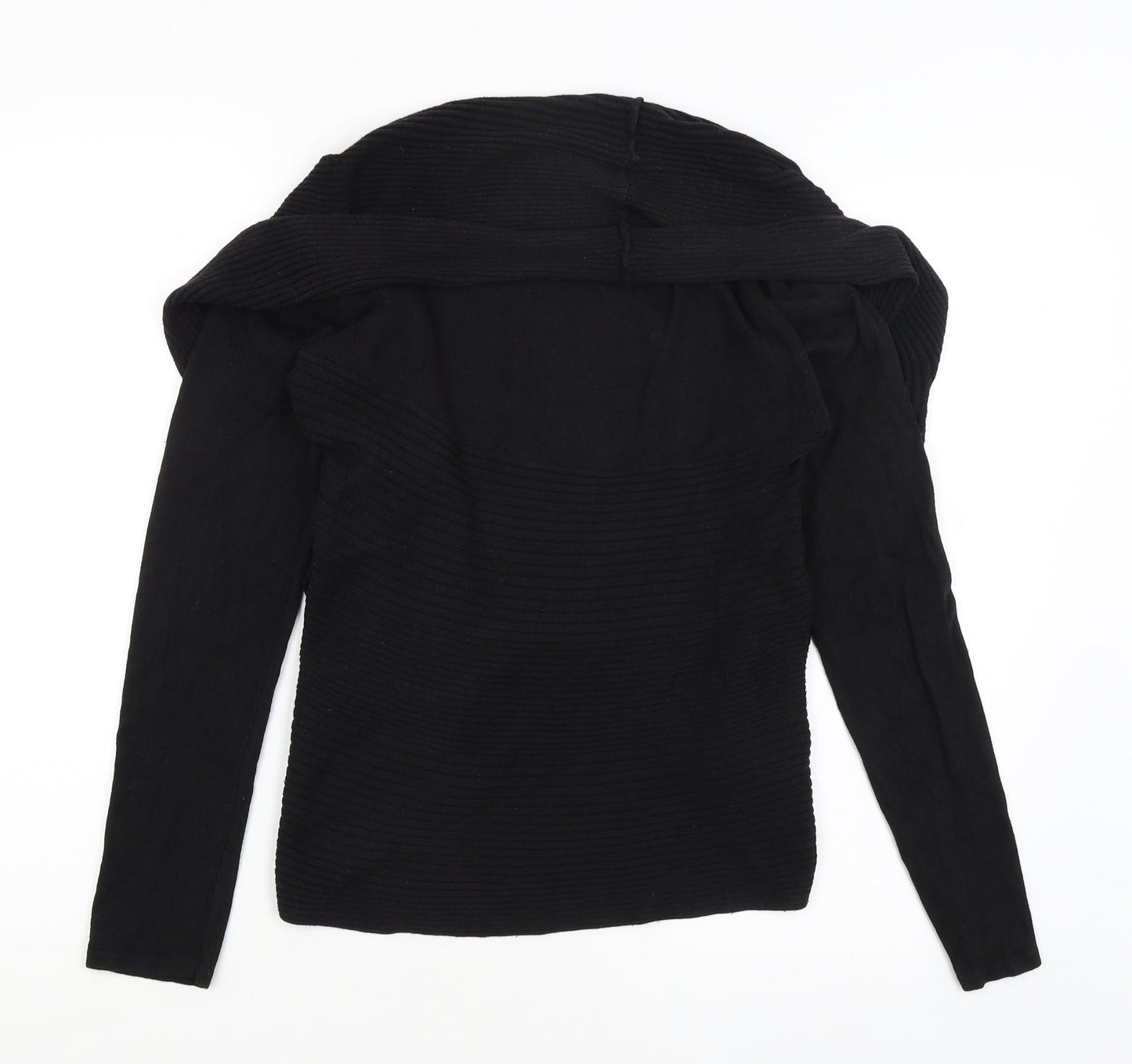 Nicole Womens Black   Wrap Jumper Size M