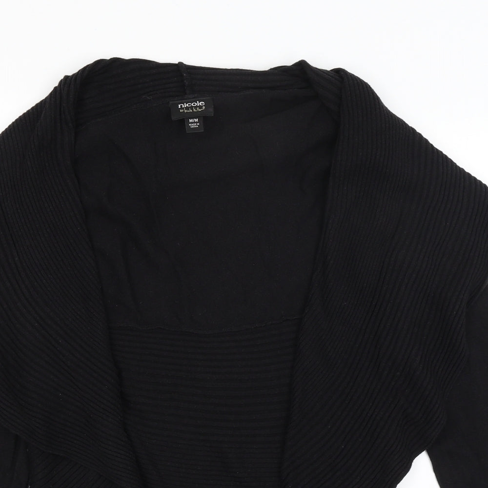 Nicole Womens Black   Wrap Jumper Size M