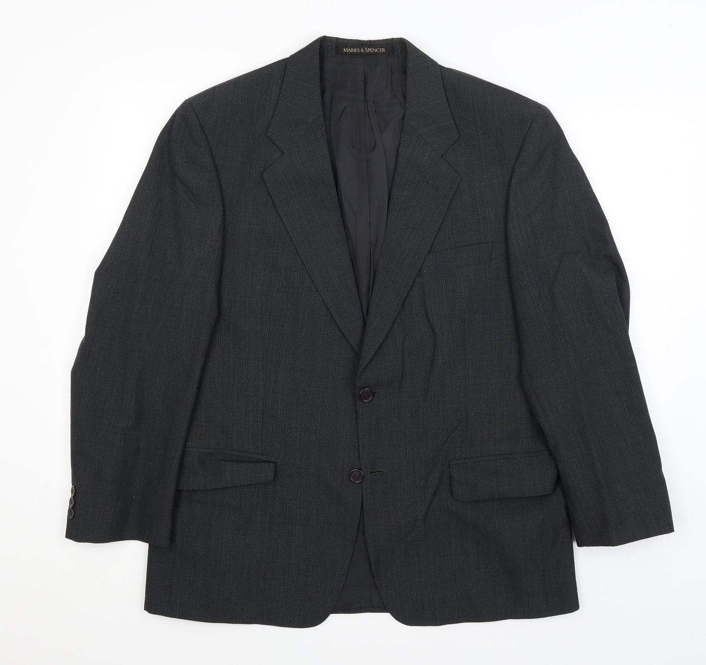 M&S Mens Grey   Jacket Blazer Size L